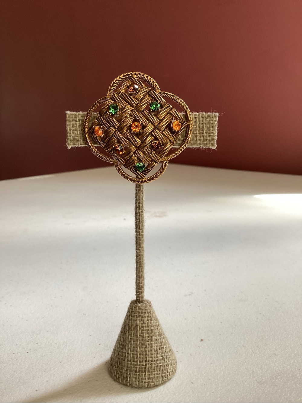 Florenza Basket weave Brooch